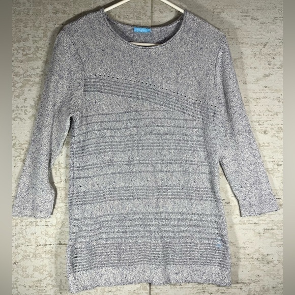 J. McLaughlin Linen Blend Sweater Size Large - Picture 1 of 14